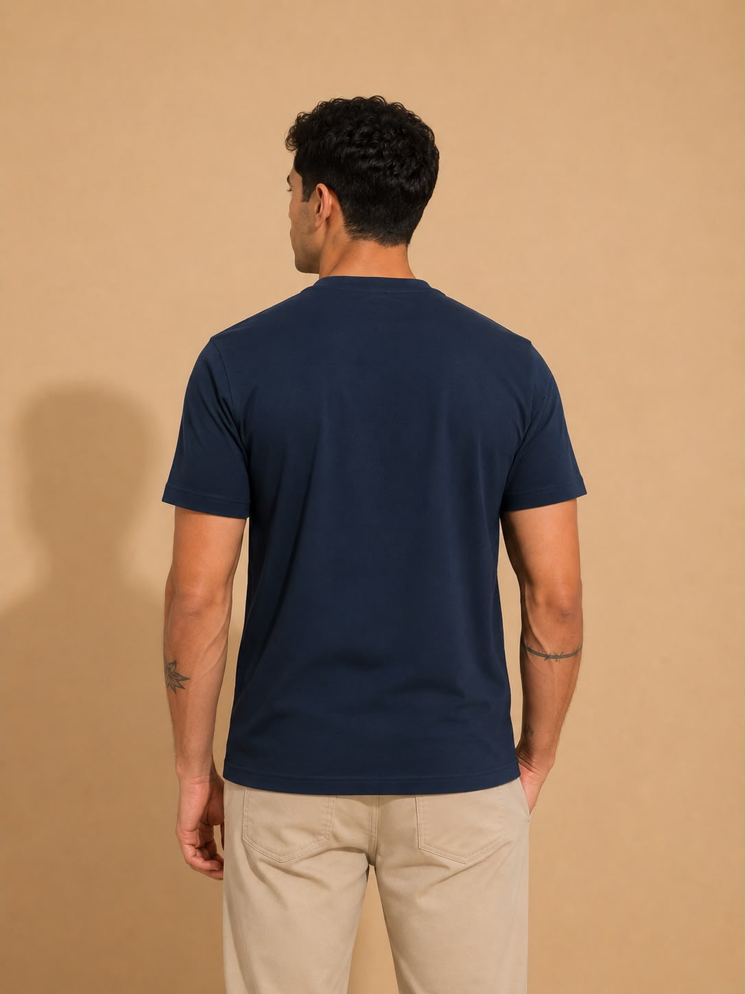 Round pc printed t shirt