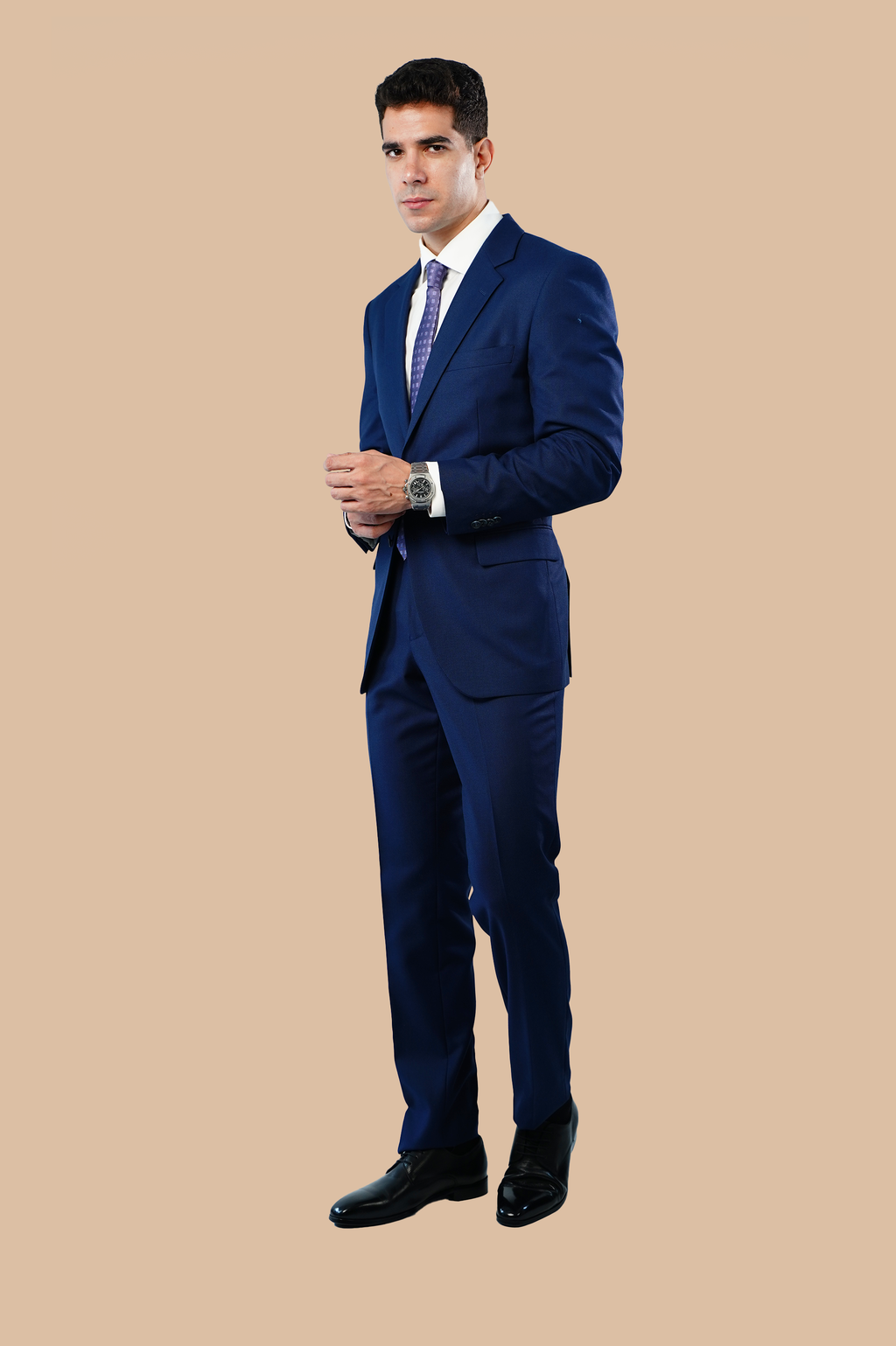 classic navy suit
