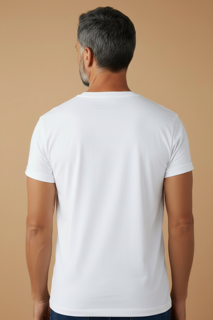 Round pc printed t shirt