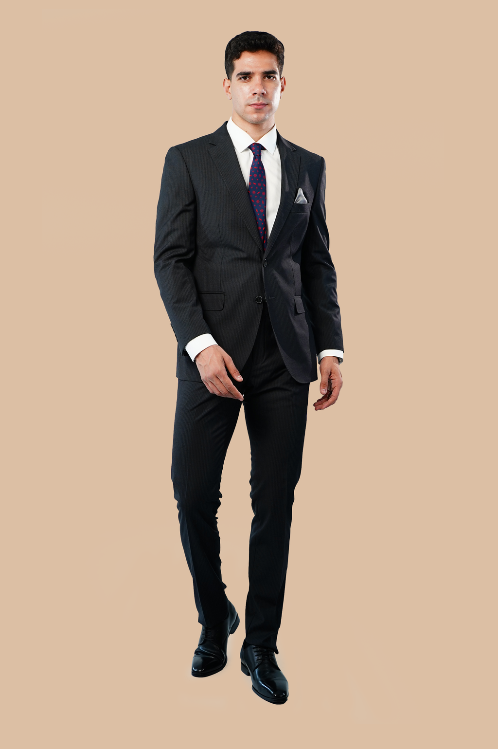 pinstripe suit