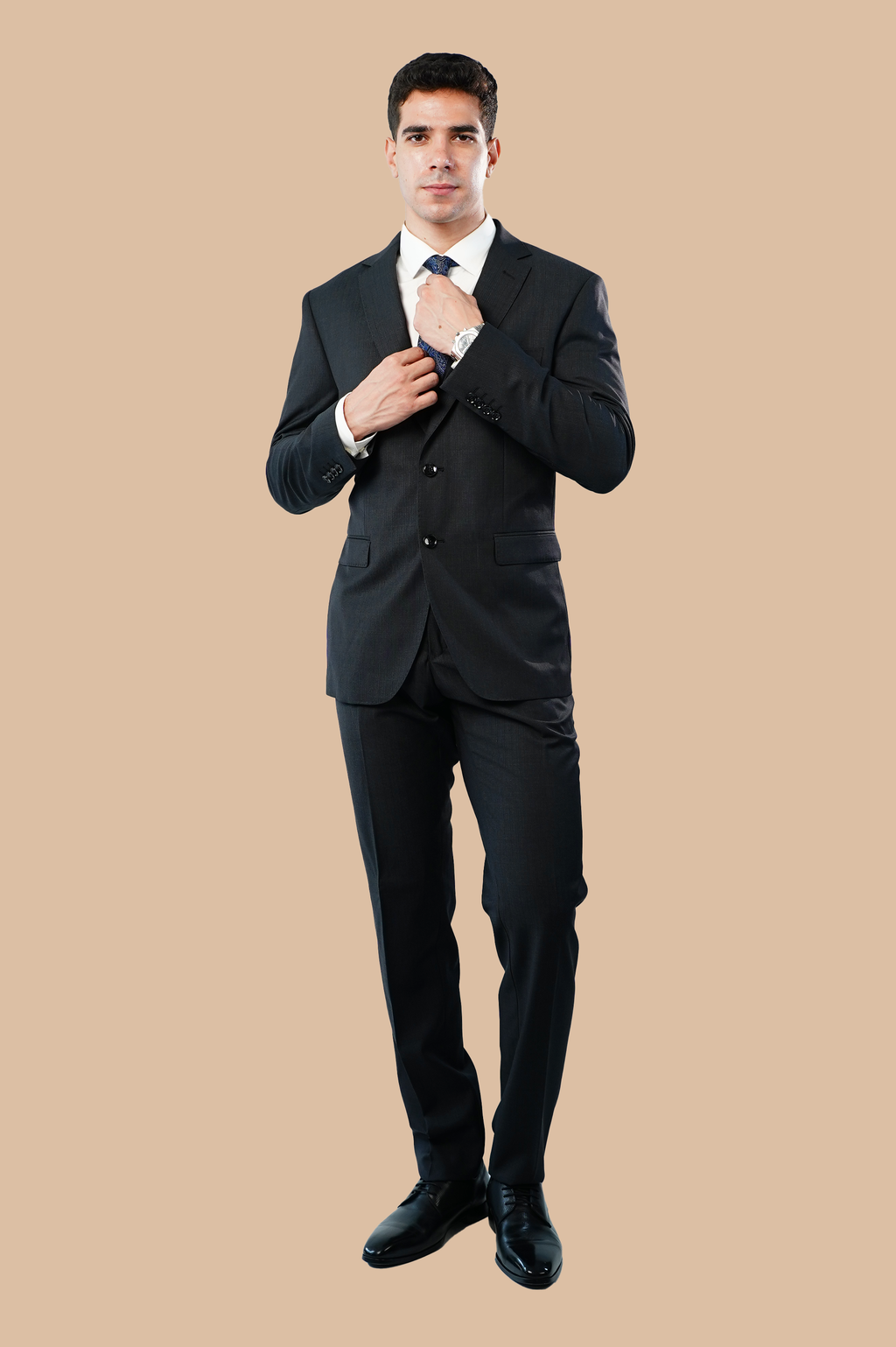 wool pinstriped classic suit