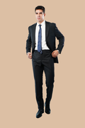 wool pinstriped classic suit