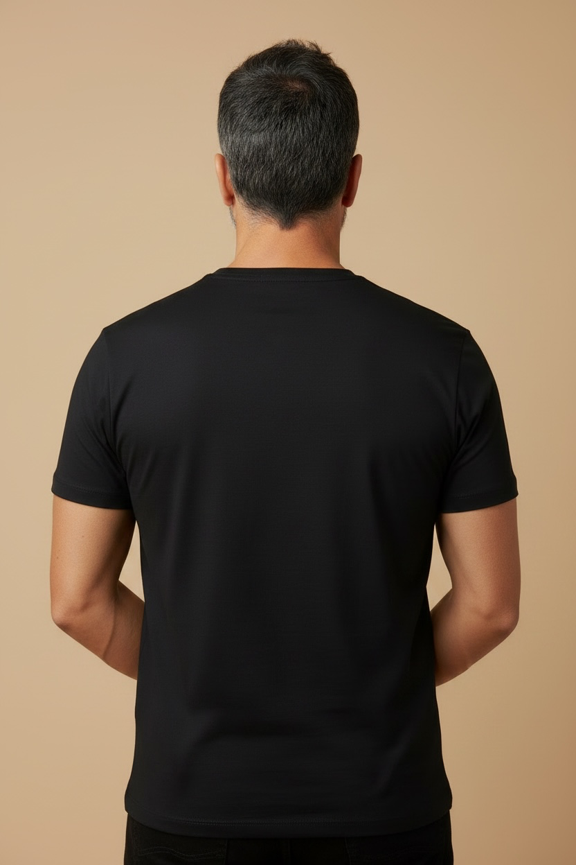 Round pc printed t shirt