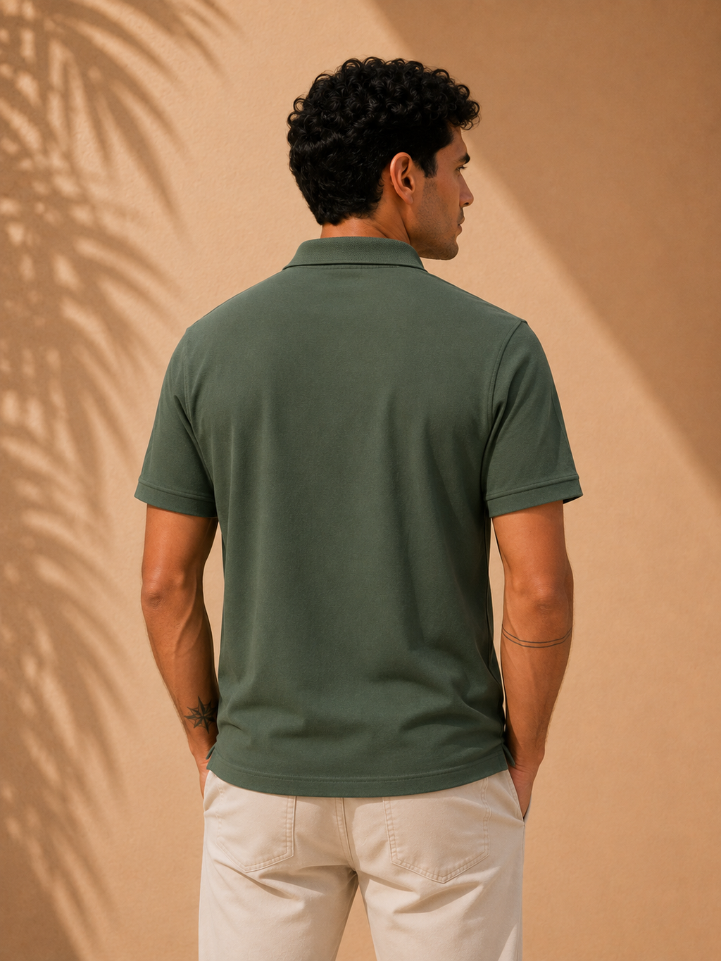 Polo shirt -pc print