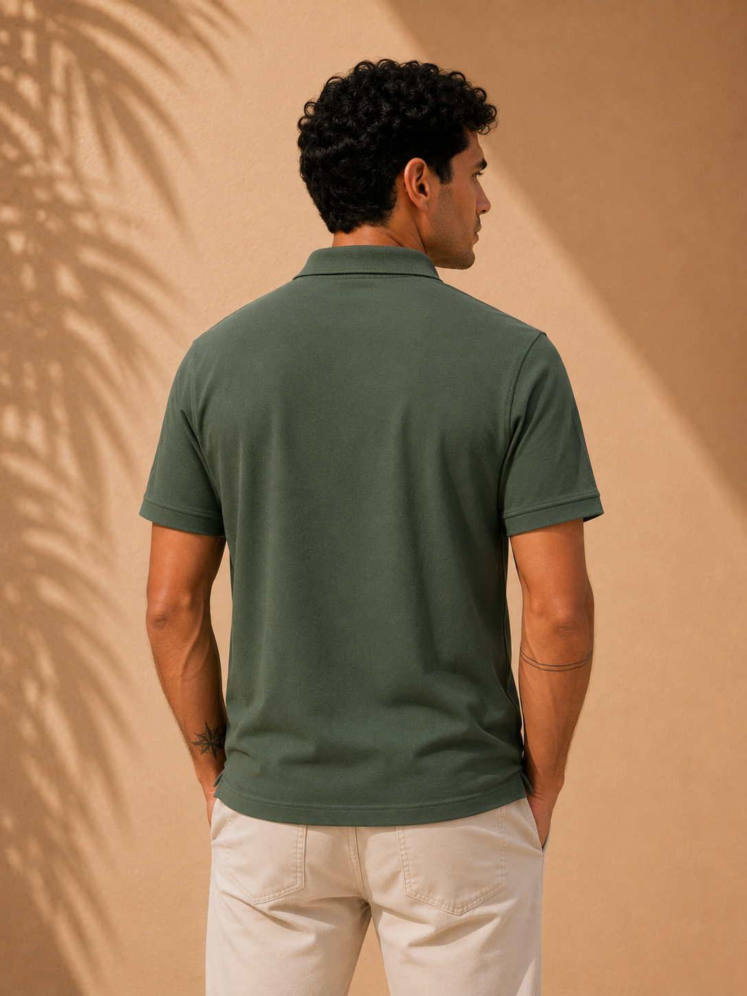 Polo shirt -pc print