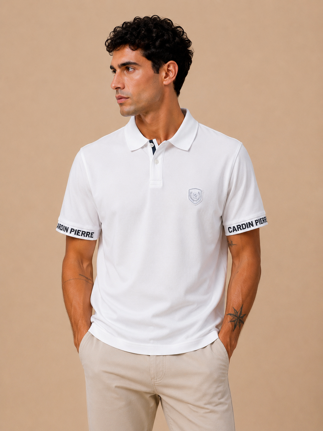 Off-White polo shirt -pc patch