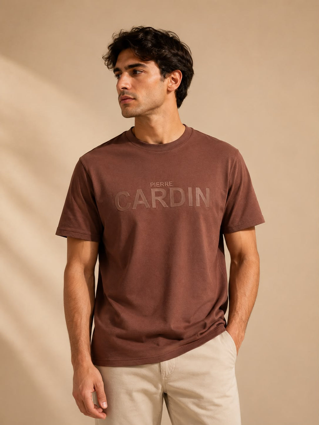Relaxed fit round t shirt