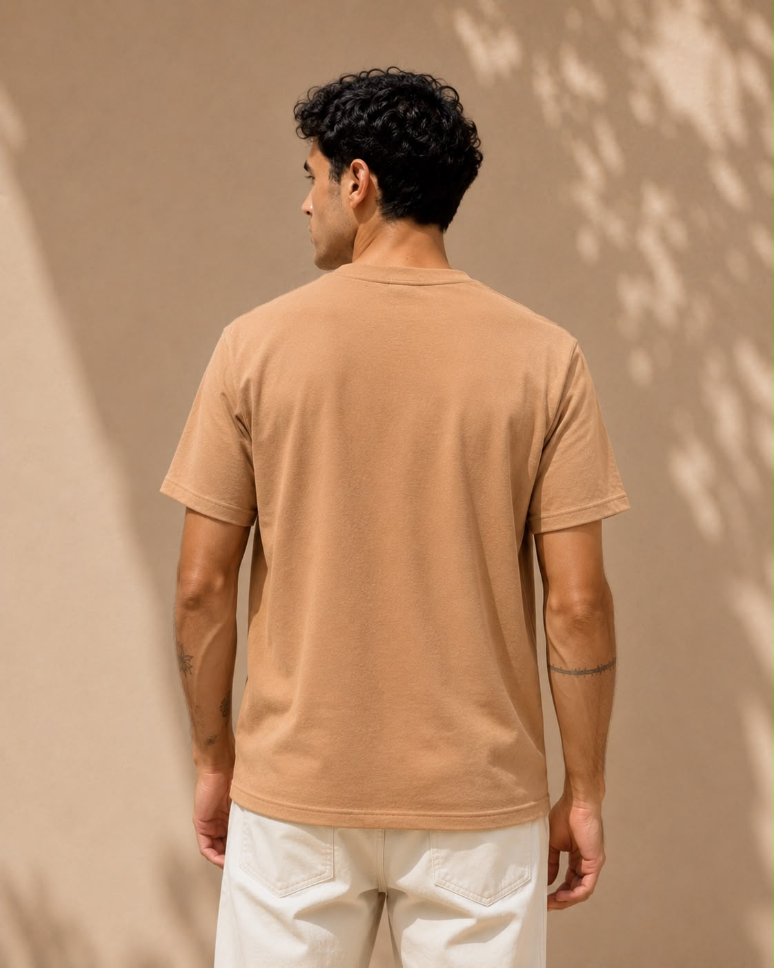 Relaxed fit round t shirt
