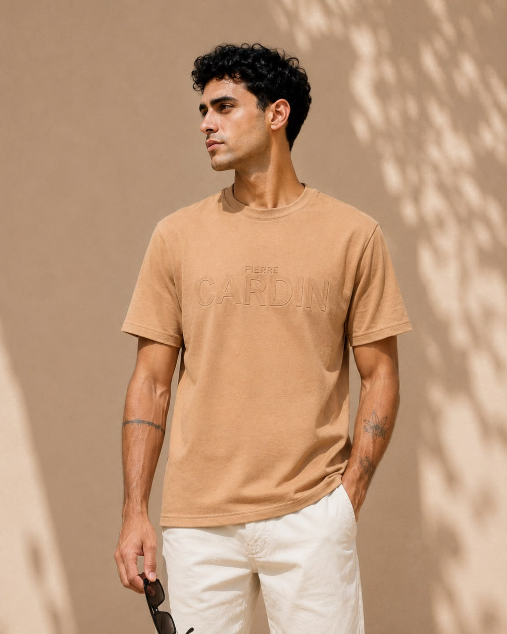 Relaxed fit round t shirt