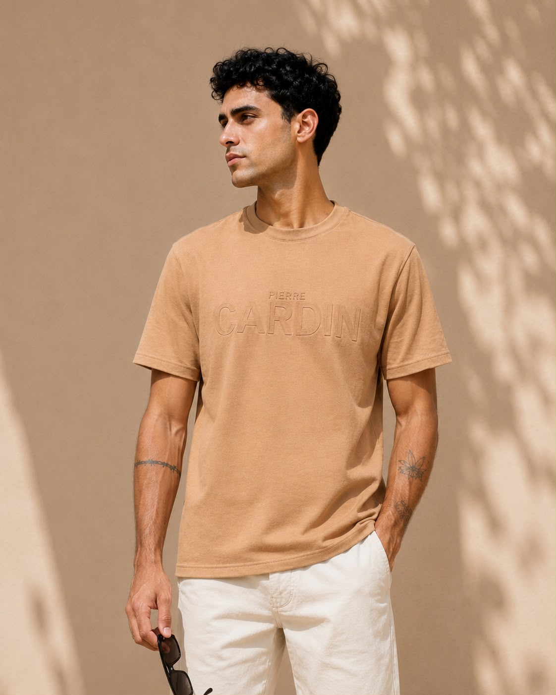 Relaxed fit round t shirt