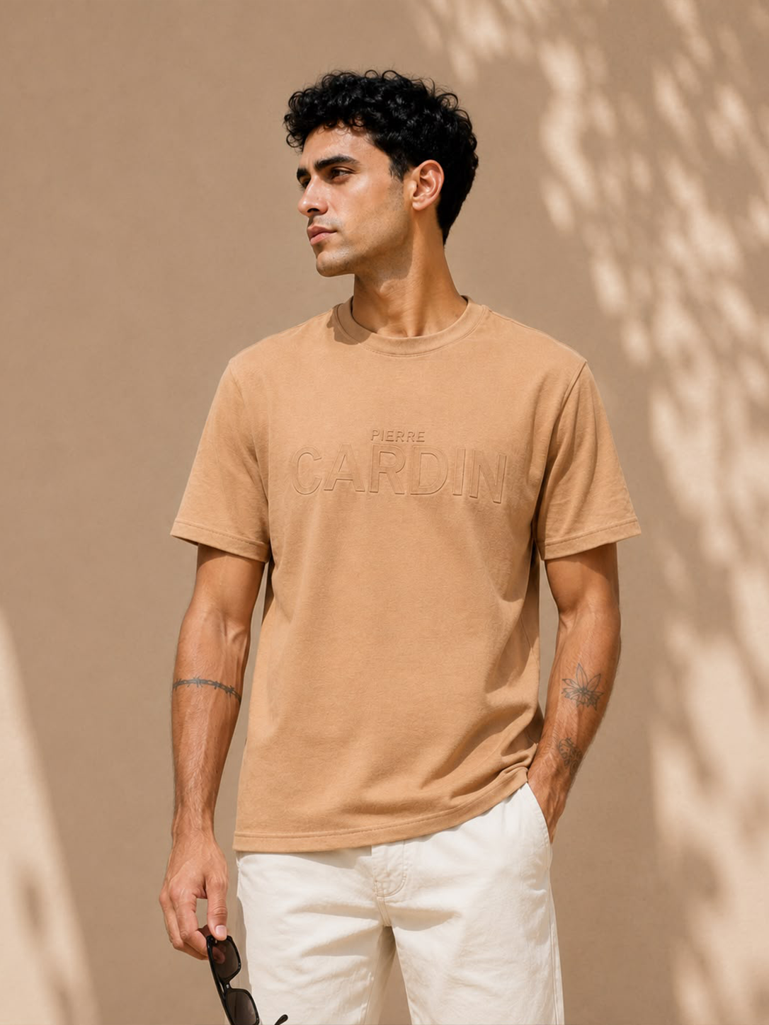 Relaxed fit round t shirt