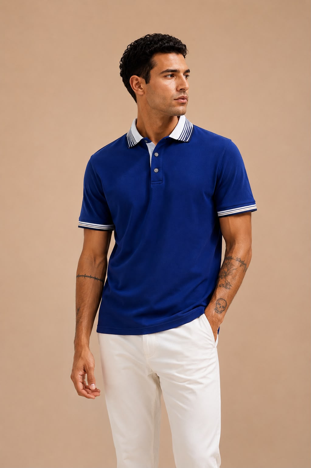 slim fit polo shirt