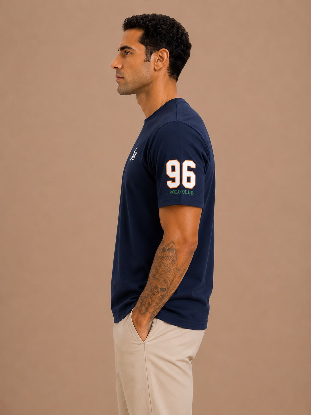round t shirt polo design