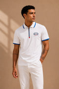 zip polo shirt
