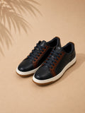 leather casual shoes